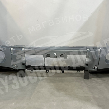 Бампер передний Mitsubishi Pajero 4 2006-2011 под омыватели A31B Cool Silver Серебристый